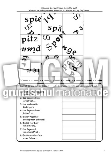 Wortpuzzle 3x3 Wörter mit Sp_sp schwer 1.pdf
